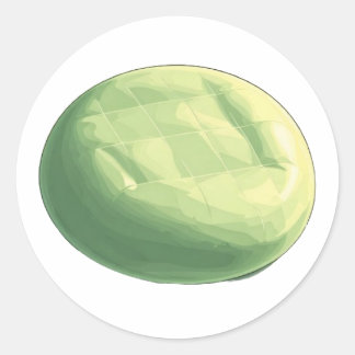 Rond Série 3 de reportages à puces de style K - Sticker