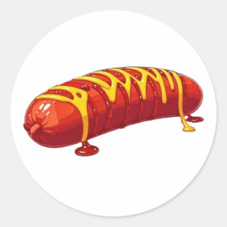 Rond Série 8 - Sticker pour aliments