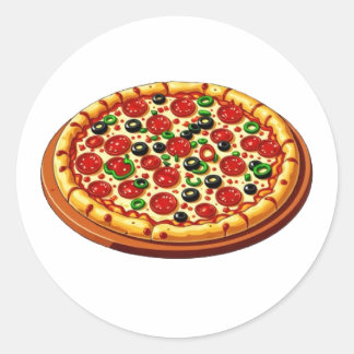 Rond Série de reportages à puces de style K16 - Sticker