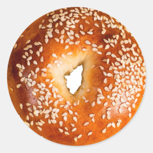 Rond Sesame Bagel Classic Round Sticker