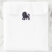 Rond Shadow Lion Sticker (Sac)