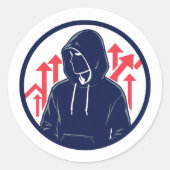 Rond Sharp Trading Edge Sticker (Devant)