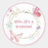 Rond Shh.. c'est une surprise ! Sticker (Devant)