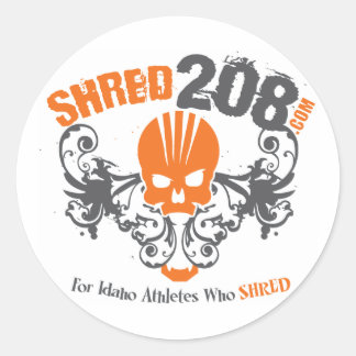 ROND SHRED208.COM STICKER
