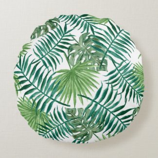 Rond Sierkussen (16") "Ferns"
