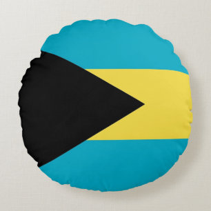Rond Sierkussen met vlag van Bahama's Kussen