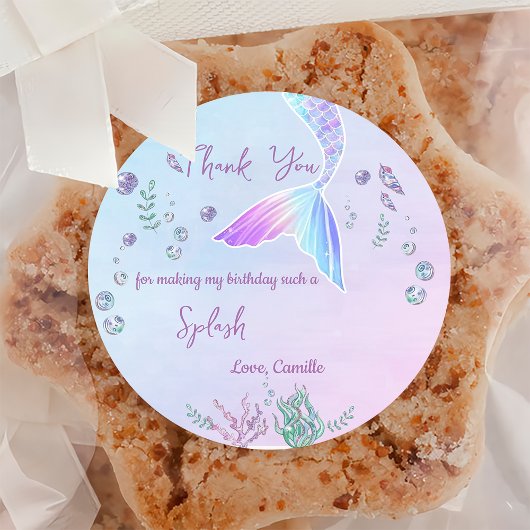 Rond Sirène 1er Anniversaire Fête ONE der Sticker Sea