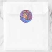 Rond Sirène En Sticker Bleu (Sac)