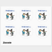 Rond Small Fries HQ Danny et Delores Sticker Round (Feuille)