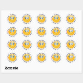 Rond SMILE Sticker de cuisine - SRF (Feuille)