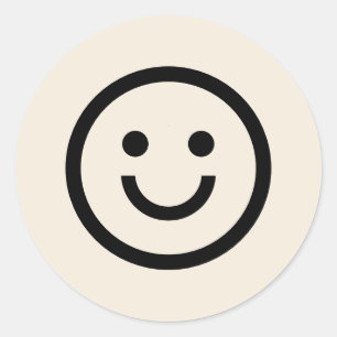 Rond Smile :) Sticker Simple Smile Face Minimal
