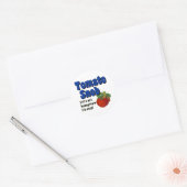 Rond Snob Gardener de tomate disant Sticker (Enveloppe)