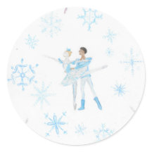 Snow Pas de Deux Sticker
