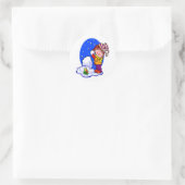 Rond Snowball combat - Sticker (Sac)