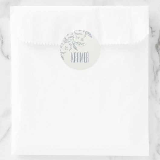 Rond Soft Leaf Purim Sticker (Sac)