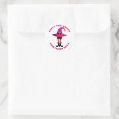 Rond Sorcière, Sticker pour Halloween pour enfants (Sac)