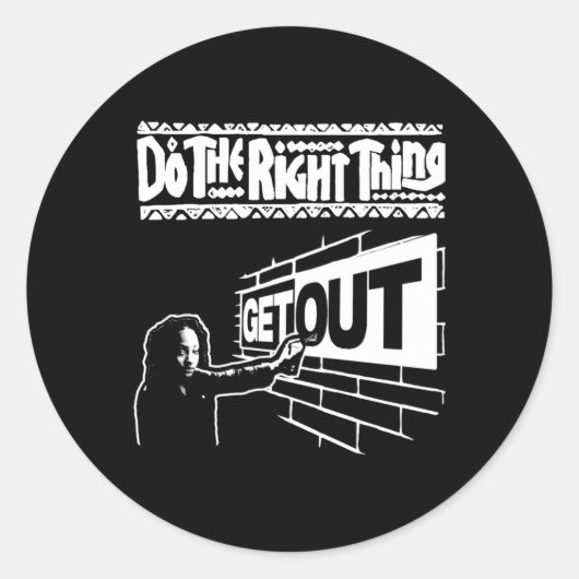 Rond Sortez...268 Sticker (Devant)