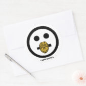 Rond "Sous contrôle" - Sticker (Enveloppe)