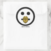 Rond "Sous contrôle" - Sticker (Sac)