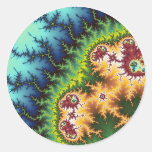 Rond Sous La Forêt - Sticker Fractal