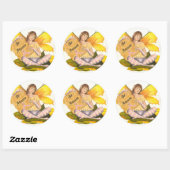 Rond Soyez averti Sticker (Feuille)