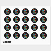Rond Soyez Conforme À Votre Sticker D'Esprit2 (Feuille)