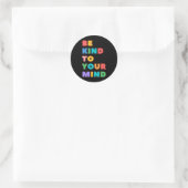 Rond Soyez Conforme À Votre Sticker D'Esprit2 (Sac)