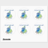 Rond Soyez Gentil Au Sticker Arrondi Classic Earth (Feuille)