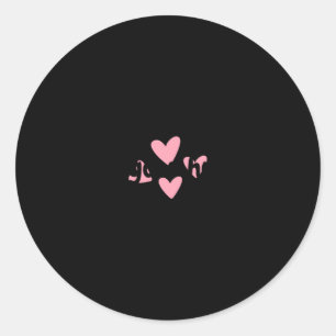 Rond Soyez un bon Sticker humain