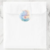 Rond Soyez votre propre espèce de beauté - Sticker (Sac)