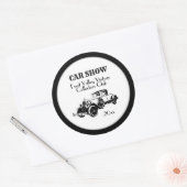 Rond SPECTACLE DE VOITURE - Sticker (Enveloppe)