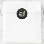 Rond Spreadsheet Classic Round Sticker (Sac)