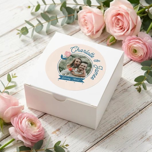 Rond Spring Pastel Petals Sticker