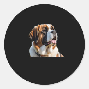 Rond St Bernard Preuve De Cette Taille S Sticker