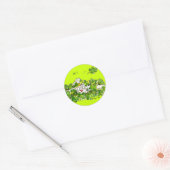 Rond St. Patricks Regardez Un Sticker De Boo Day (Enveloppe)