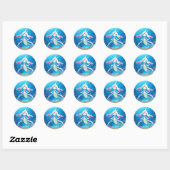 Rond StellarHaven - Sticker Vanessa 01 (Feuille)