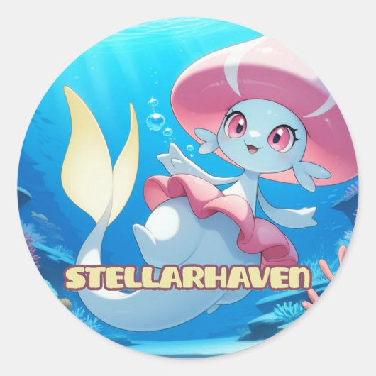 Rond StellarHaven - Sticker Virginia 01 (Devant)