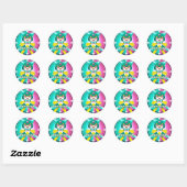 Rond StellarHaven - Sticker Zuri 01 (Feuille)