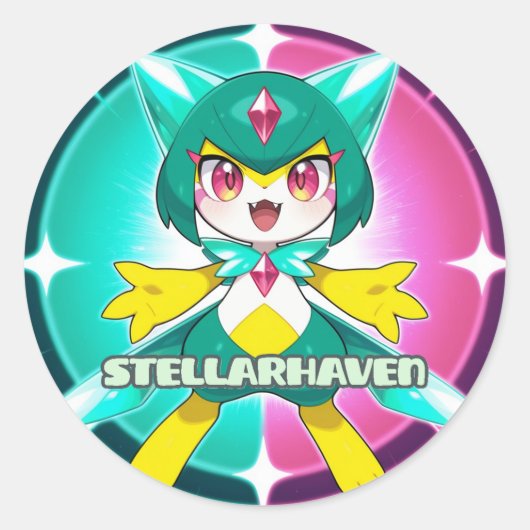 Rond StellarHaven - Sticker Zuri 01 (Devant)
