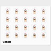 Rond Sticker (Feuille)