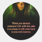 Rond sticker (Devant)