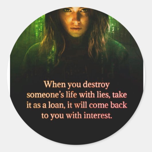 Rond sticker (Devant)