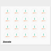 Rond Sticker (Feuille)