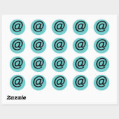 Rond @ Sticker (Feuille)