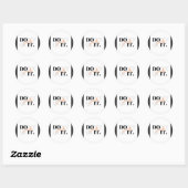 Rond Sticker (Feuille)