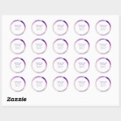 Rond Sticker (Feuille)