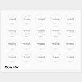Rond Sticker (Feuille)