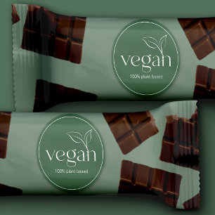 Rond Sticker 100% Vegan