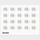 Rond Sticker 12secondes.tv (Feuille)