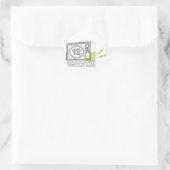 Rond Sticker 12secondes.tv (Sac)